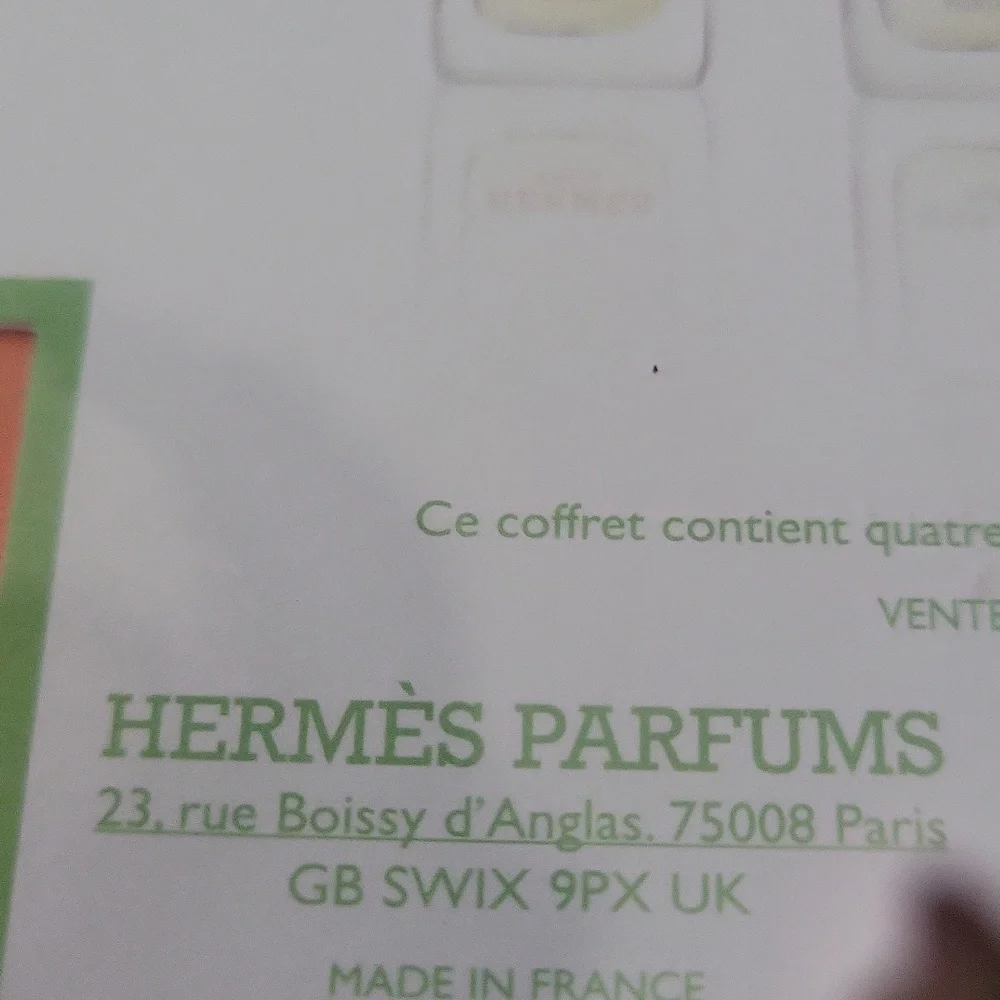 Hermes Sealed Box Fab 4 Deluxe Hermes Samples New And Fab Perfumes Paris - Picture 4 of 10